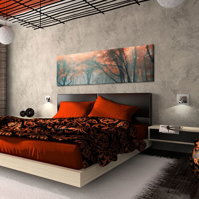 Tavla Arkiio Höstlig Dimma