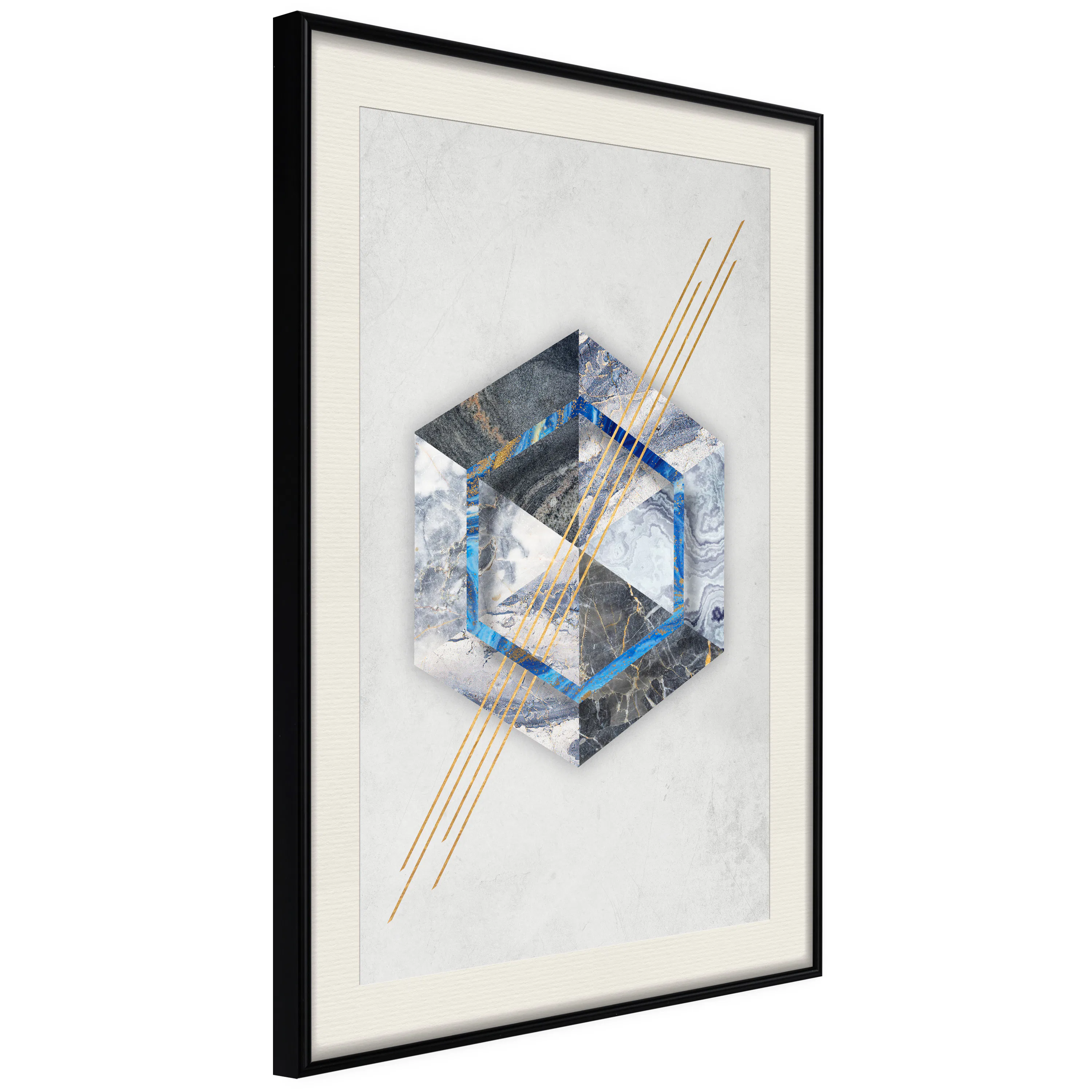 Poster Artgeist Affisch Hexagonal Eye