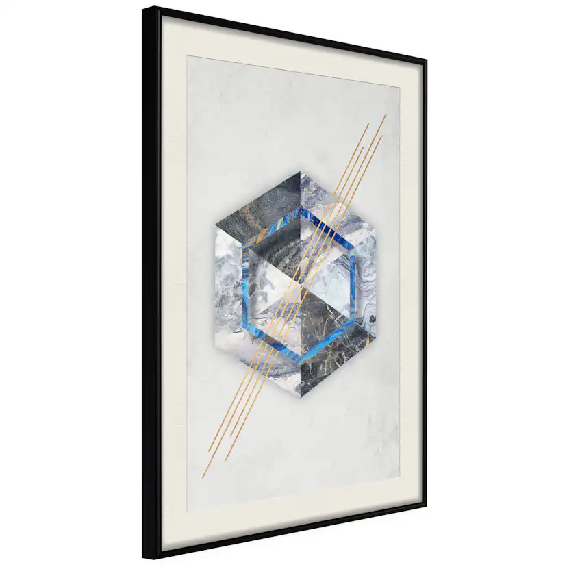 Poster Artgeist Affisch Hexagonal Eye