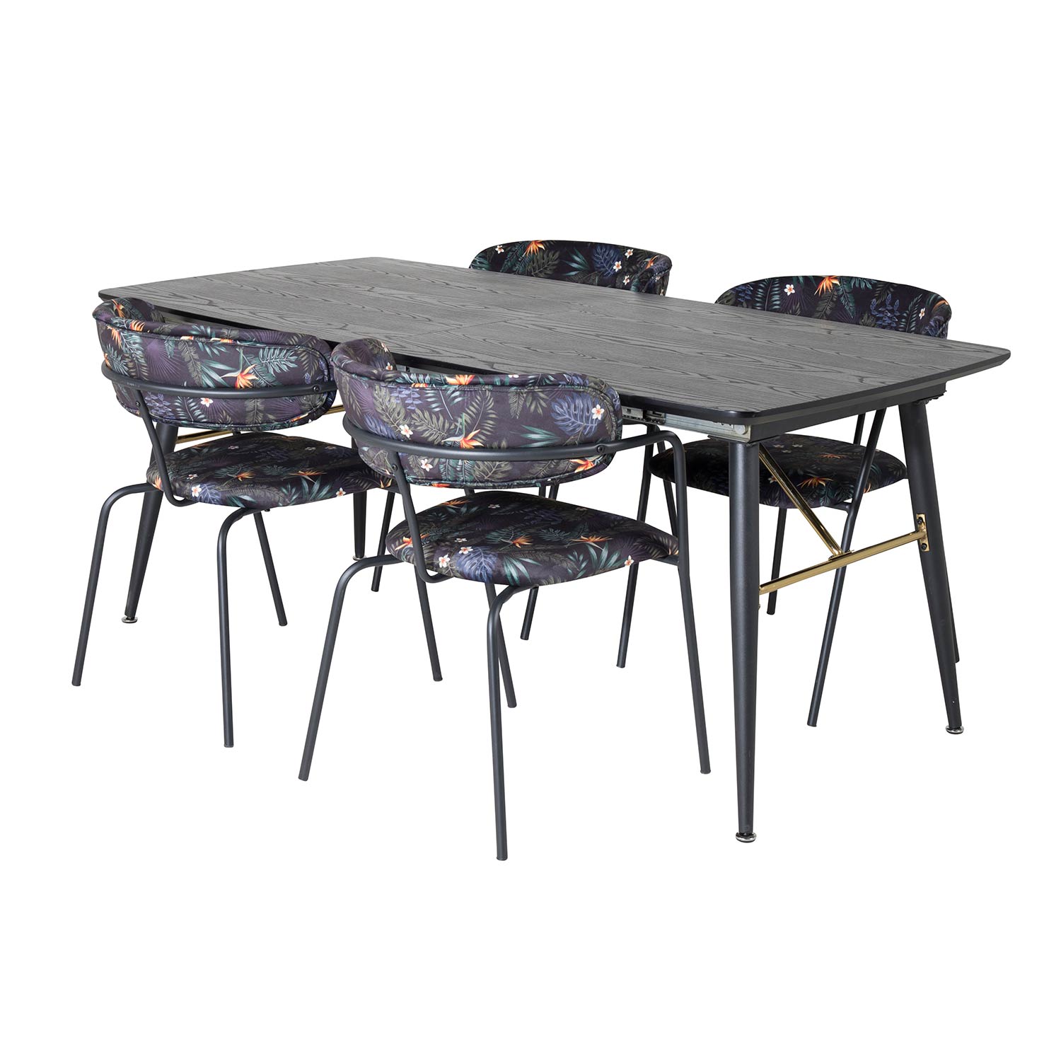 Matgrupp Venture Home Guld med 4 Aris Stolar