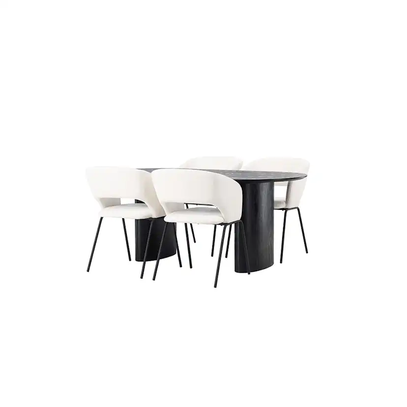 Matgrupp Venture Home Isolde med 4 st Day stolar