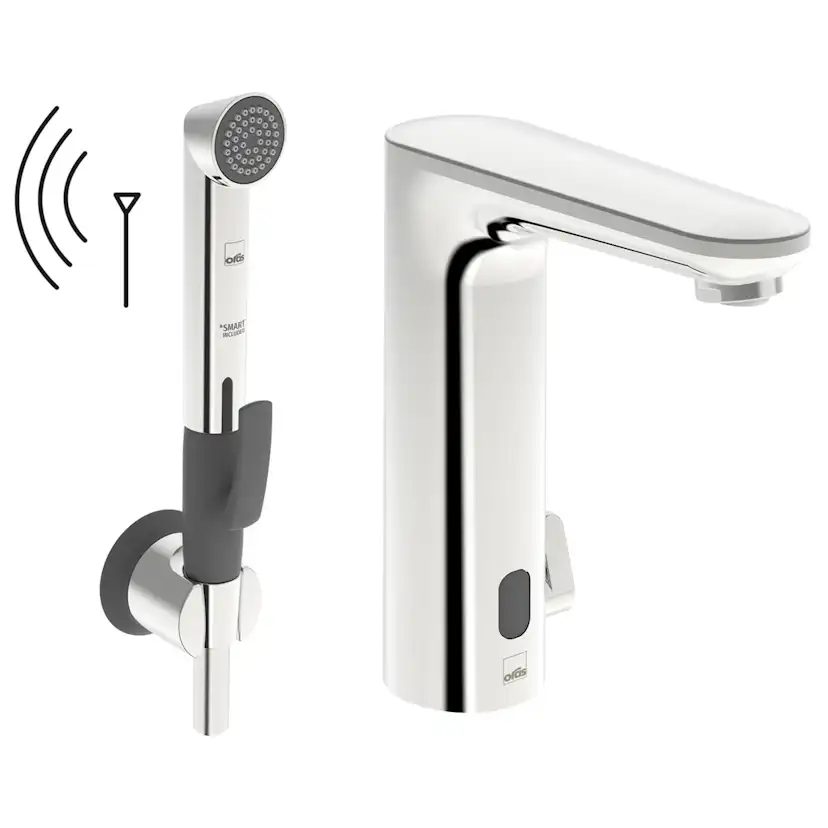 Tvättställsblandare Oras Electra 9362FZ med Bluetooth Beröringsfri och Handdusch