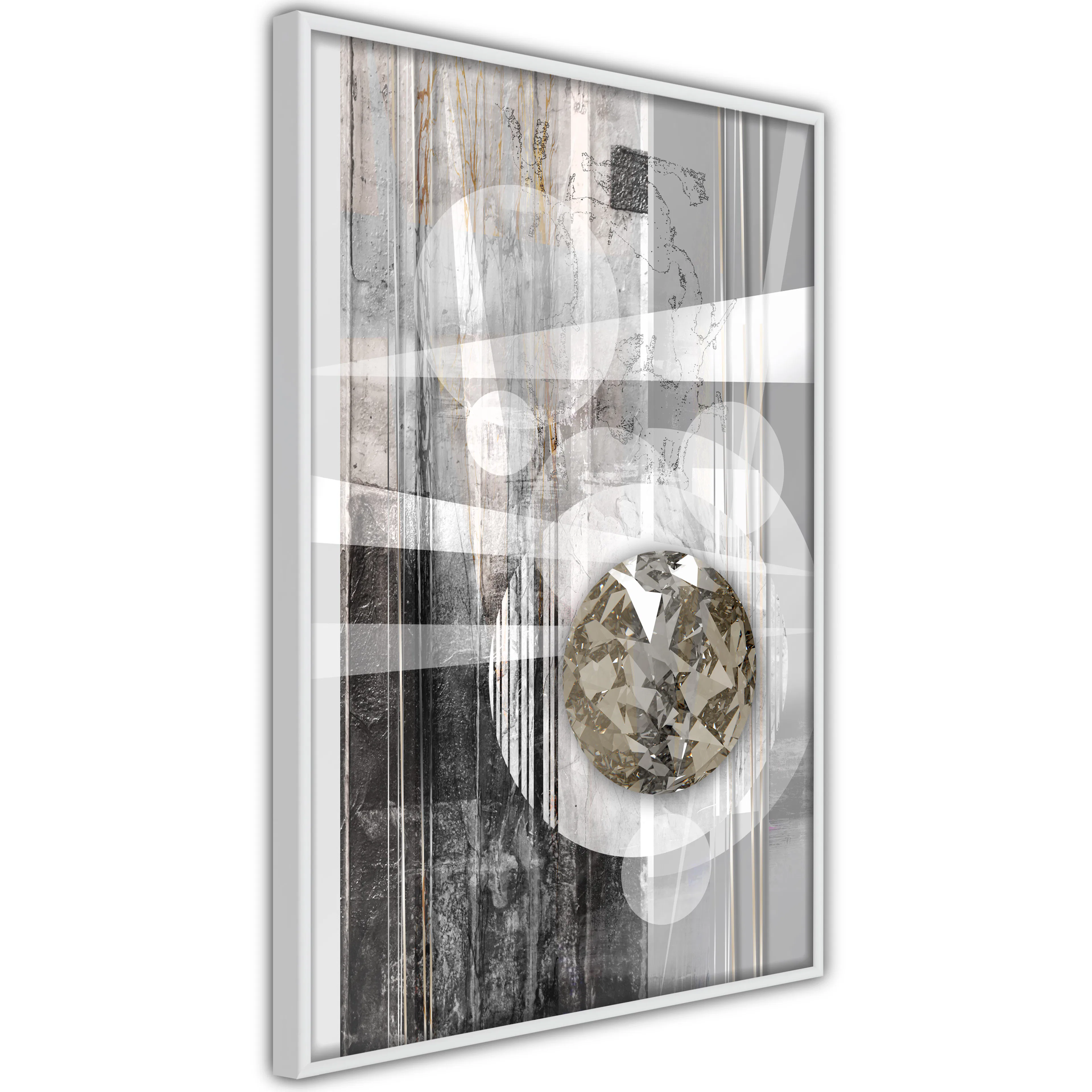 Poster Artgeist Affisch Silver Symmetry
