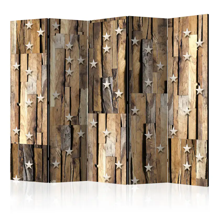 Rumsavdelare Skärmvägg Arkiio Wooden Constellation II 225x172 cm