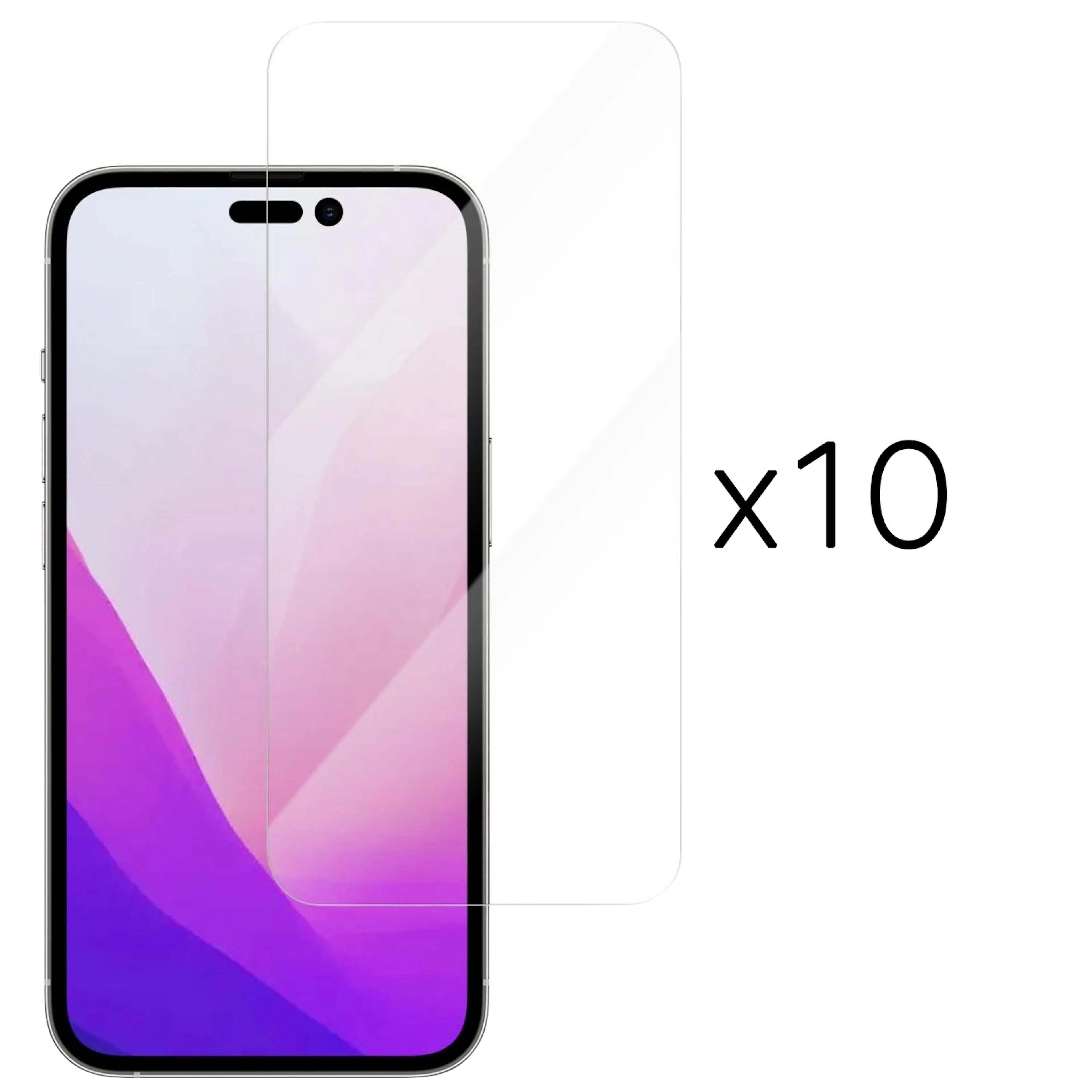 Skärmskydd Champion iPhone 14 Pro Max Härdat Glas 10-pack