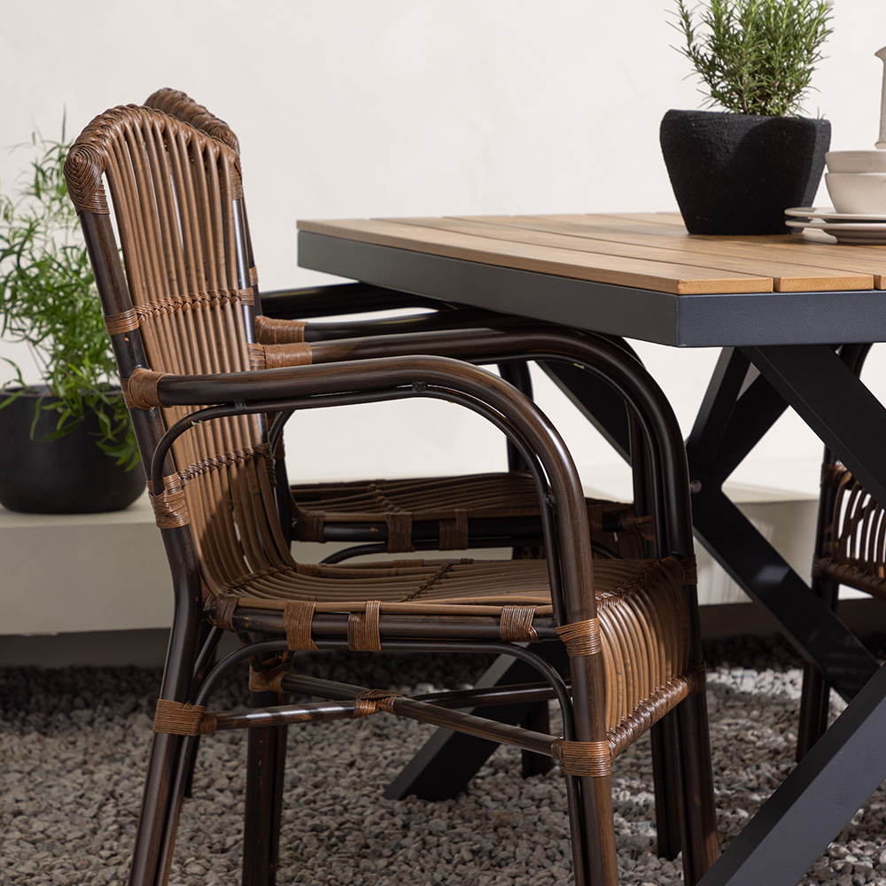 Matgrupp Venture Home Garcia Bord med 4 Galera Stolar