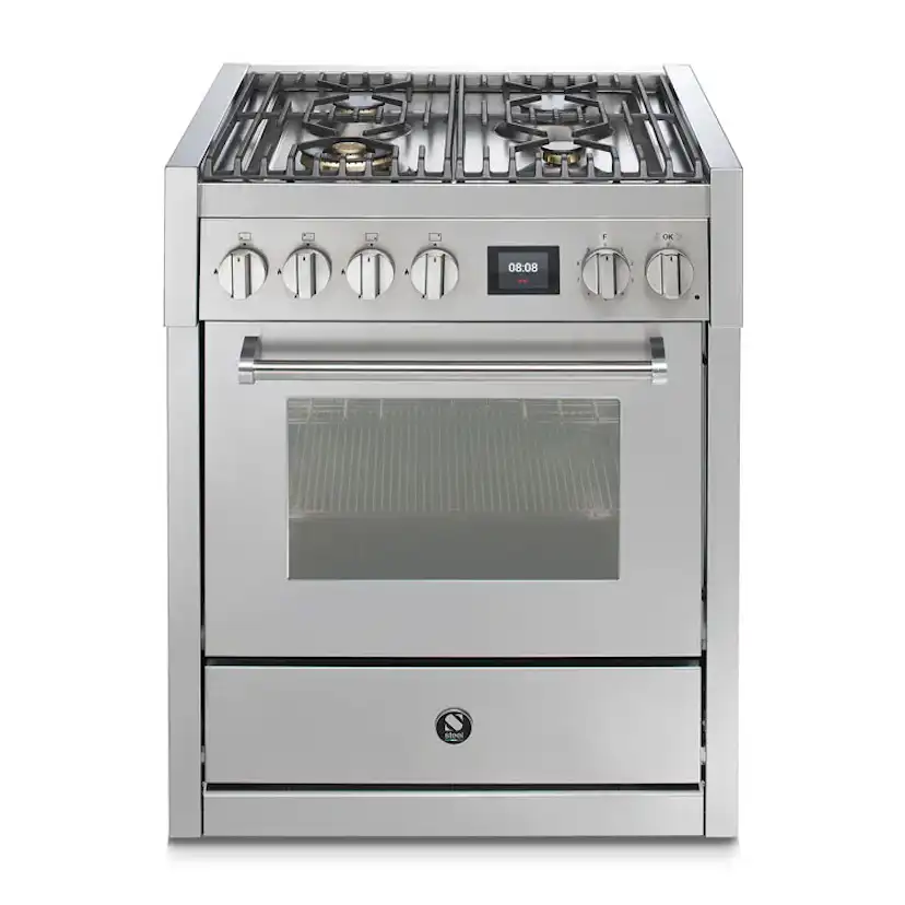 Gasolspis Steel Genesi Combi-Steam 70 cm med Ugn