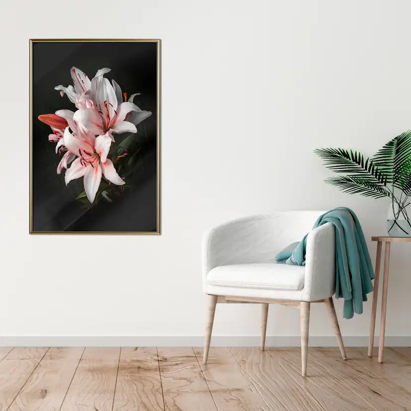 Poster Artgeist Affisch Lilies