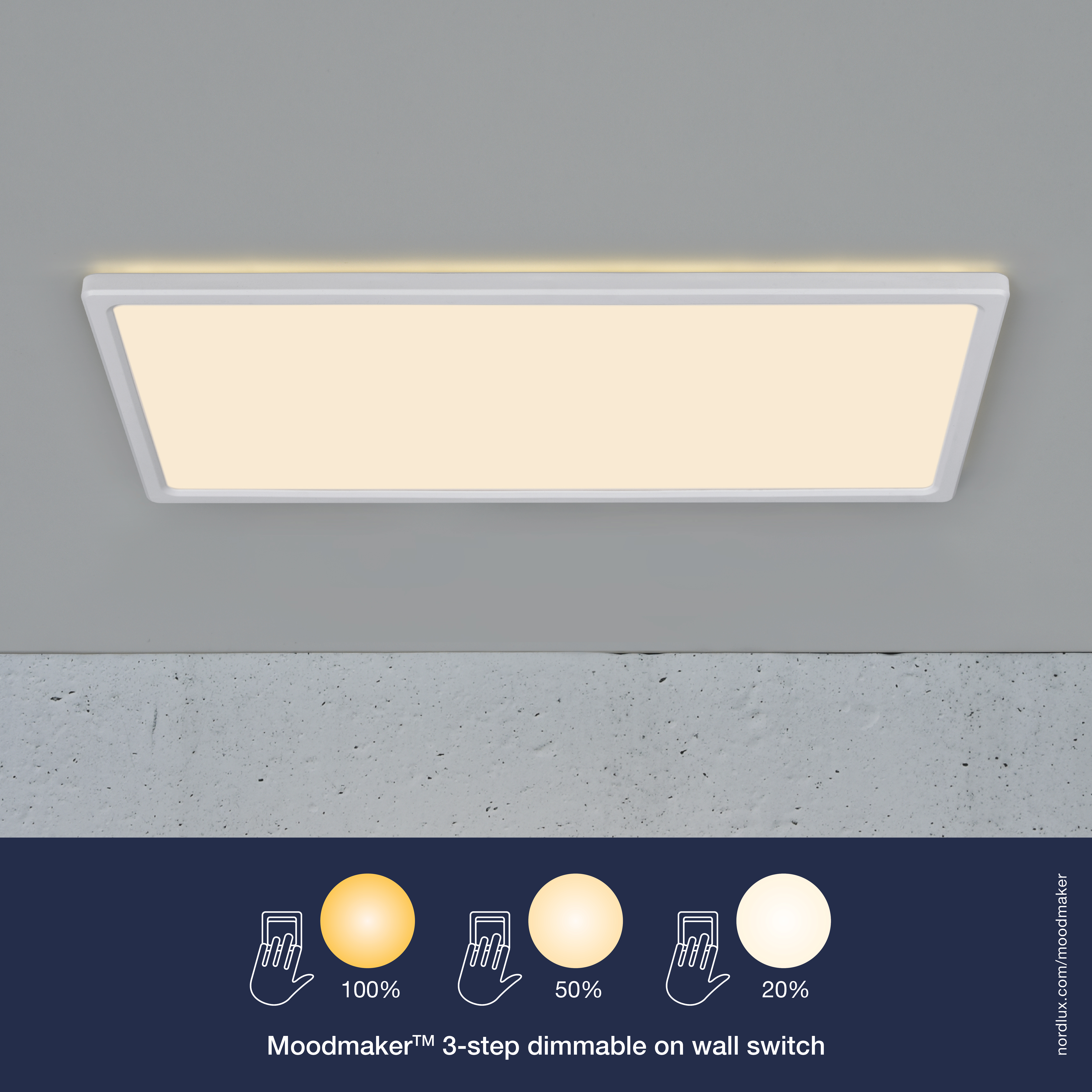 Plafond Nordlux Harlow 60x30 Step