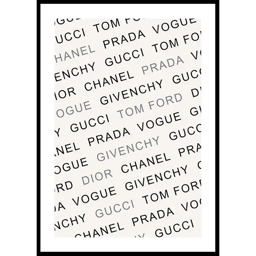 Poster Gallerix Fashion Brands