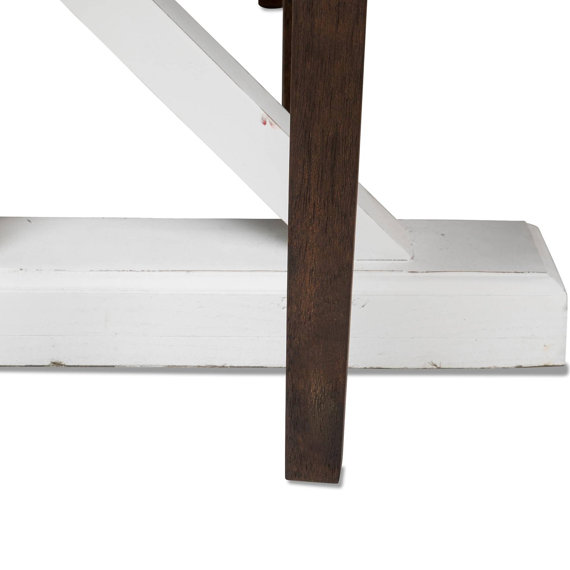 Matgrupp Bloomington Lyon Rektangulärt Matbord 200-290 cm Förlängningsbartt Vit Bas med 6 Tuva Matstol