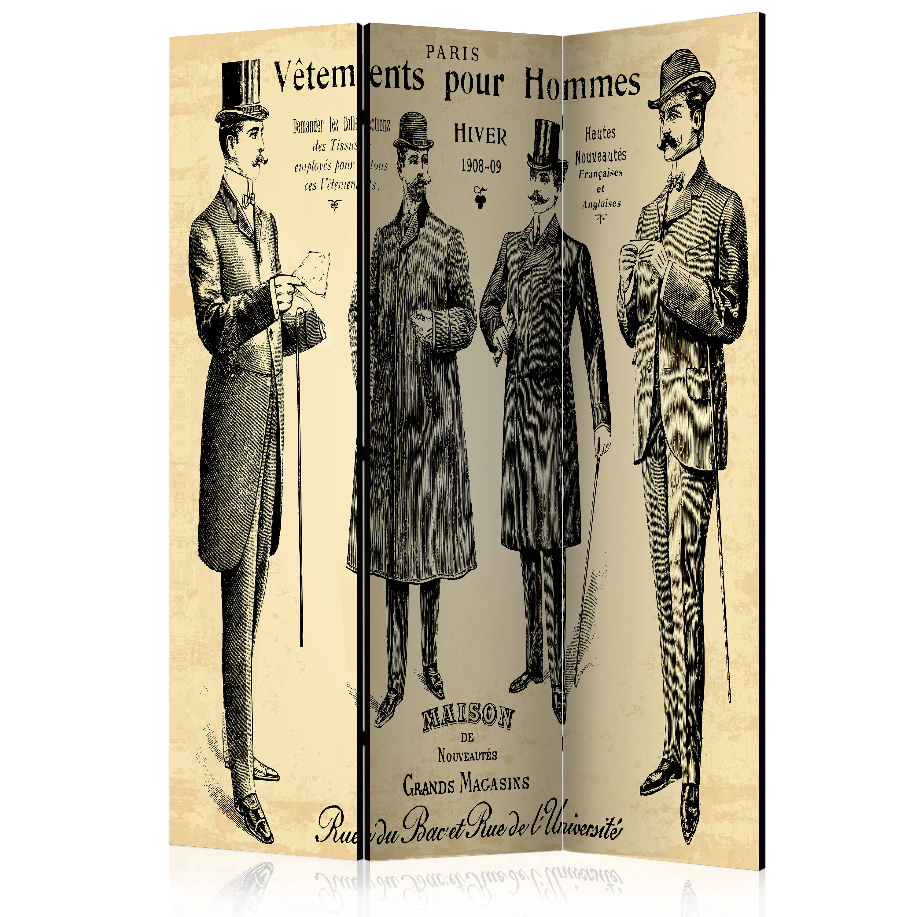 Rumsavdelare Skärmvägg Arkiio Vêtements Pour Homme 135x172 cm