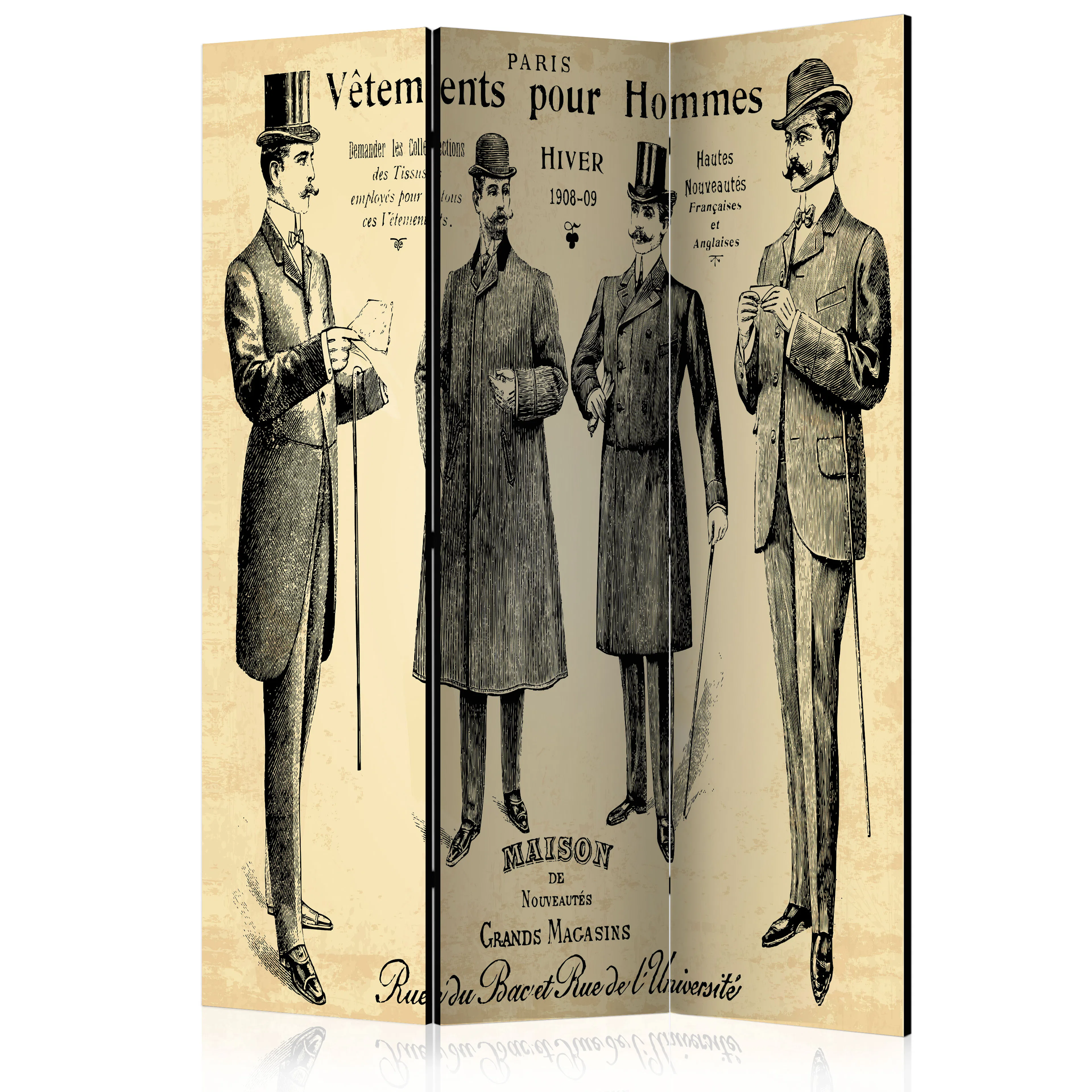 Rumsavdelare Skärmvägg Arkiio Vêtements Pour Homme 135x172 cm