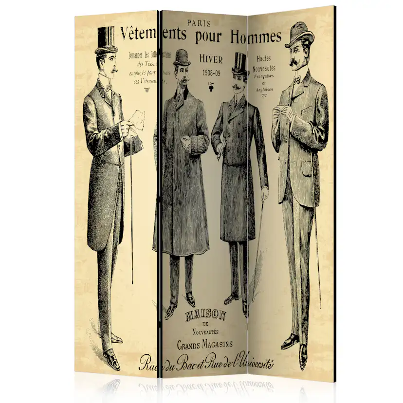Rumsavdelare Skärmvägg Arkiio Vêtements Pour Homme 135x172 cm