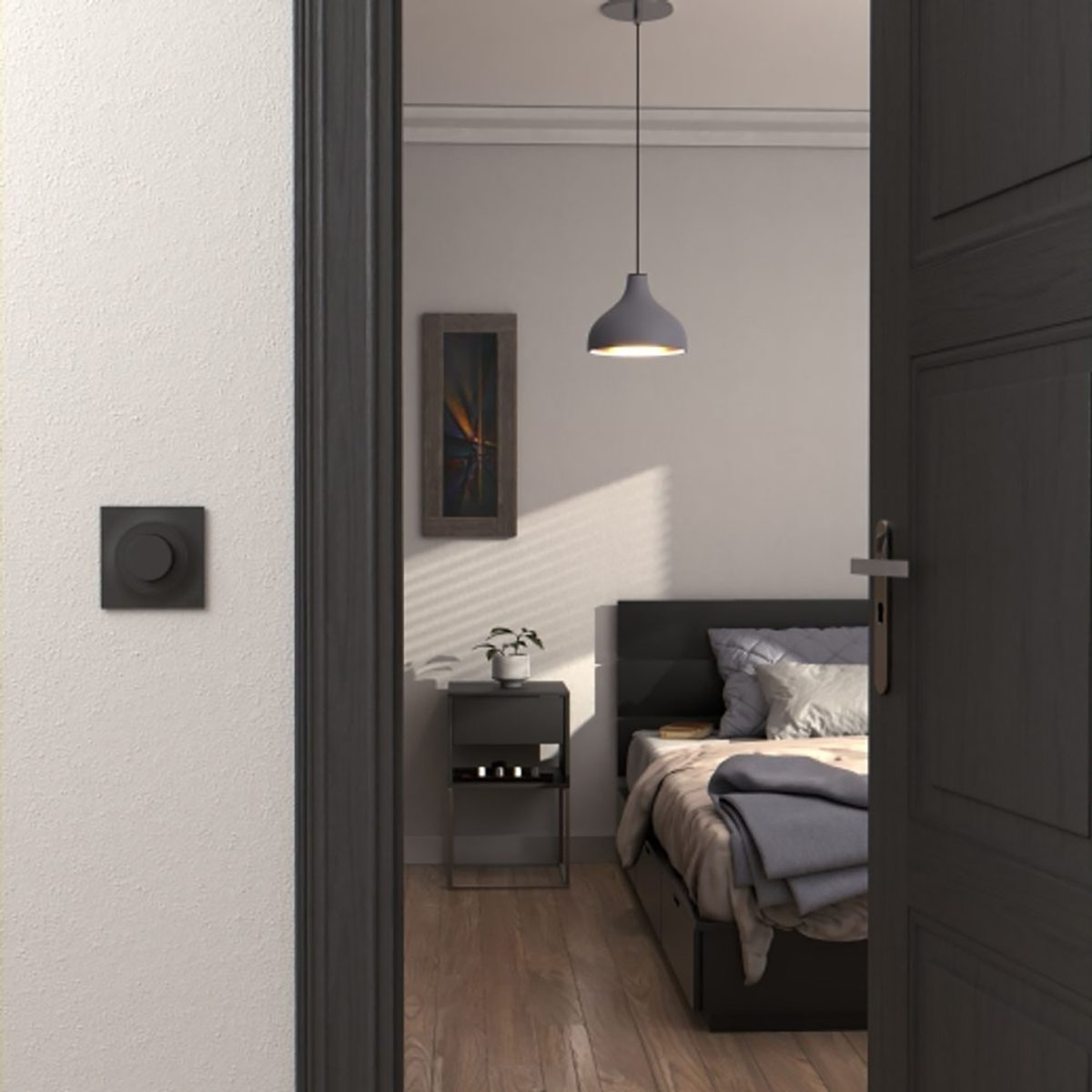 Dimmer Elko One 370 LED Infälld Vridbar Bakkantsstyrd IP21