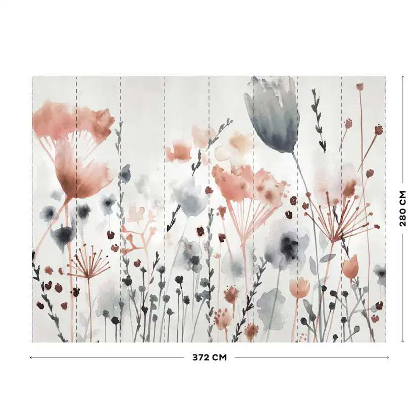 Fototapet Art For The Home Watercoloured Meadow 372x280 cm