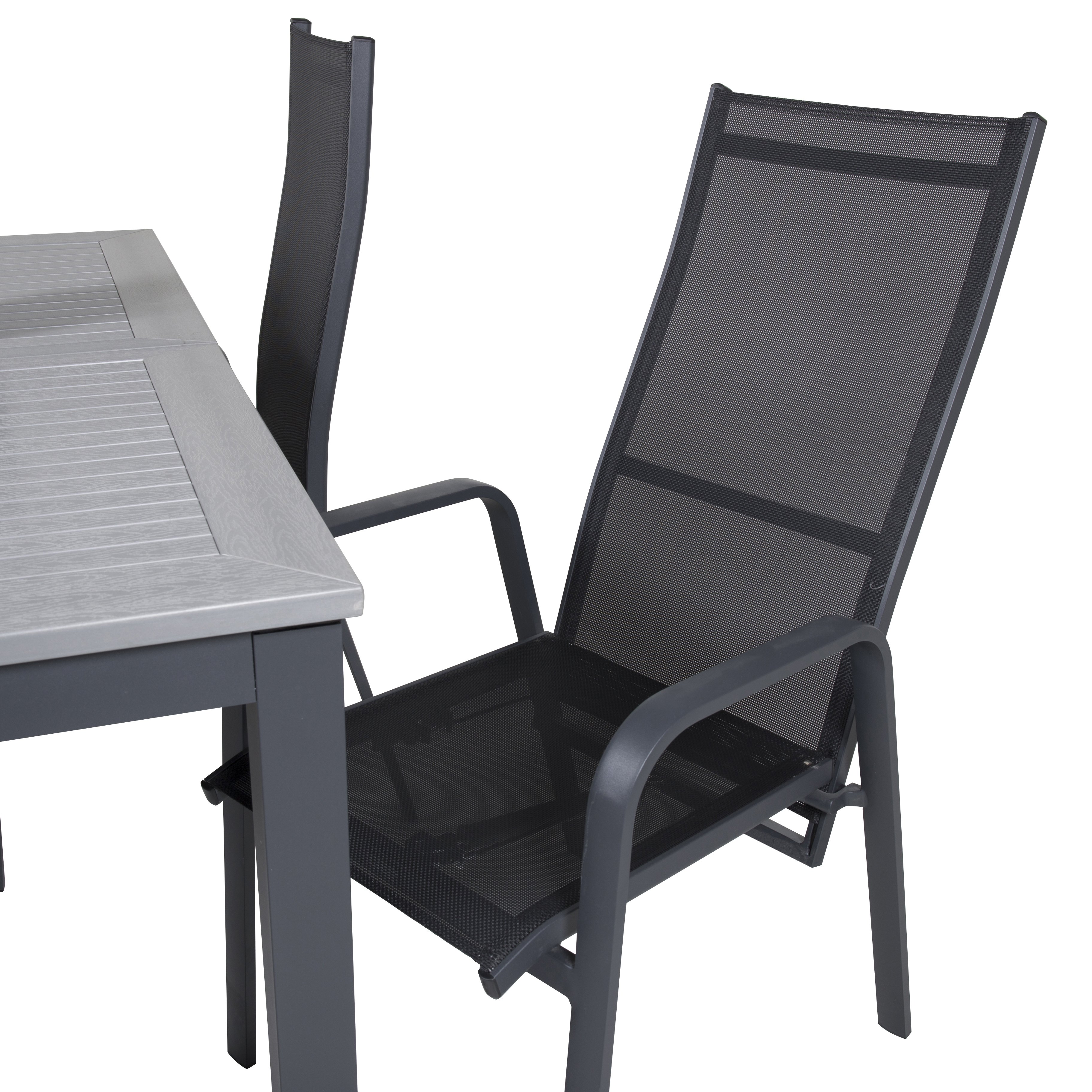 Matgrupp Venture Home Aleyna 152/210 med 4 Copacabana Stolar