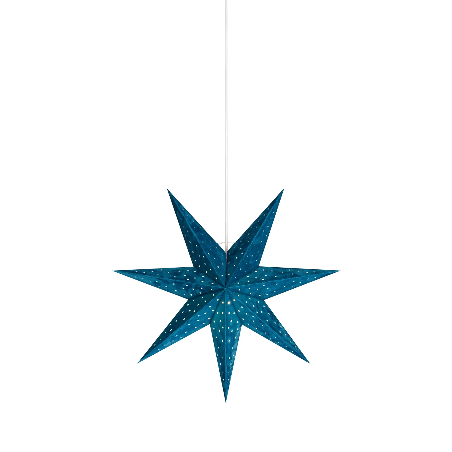 VELOURS Pendant Star 45cm Blue Blå