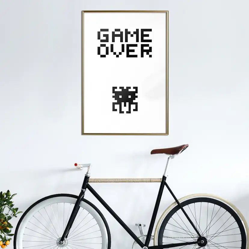 Poster Artgeist Affisch Game Over