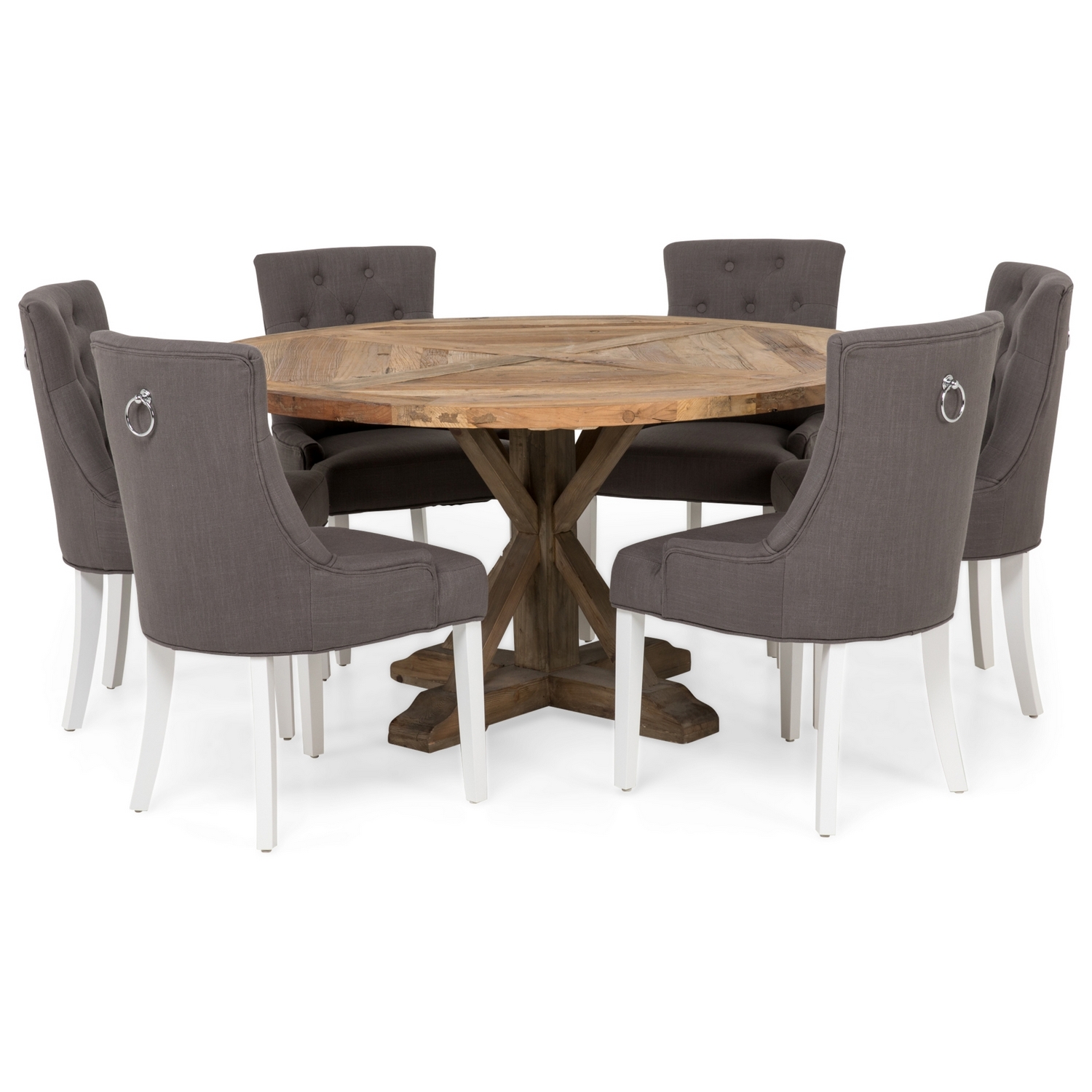 Matgrupp In Living Lyon Ø150 cm Rund med 6 st Viktoria Stolar