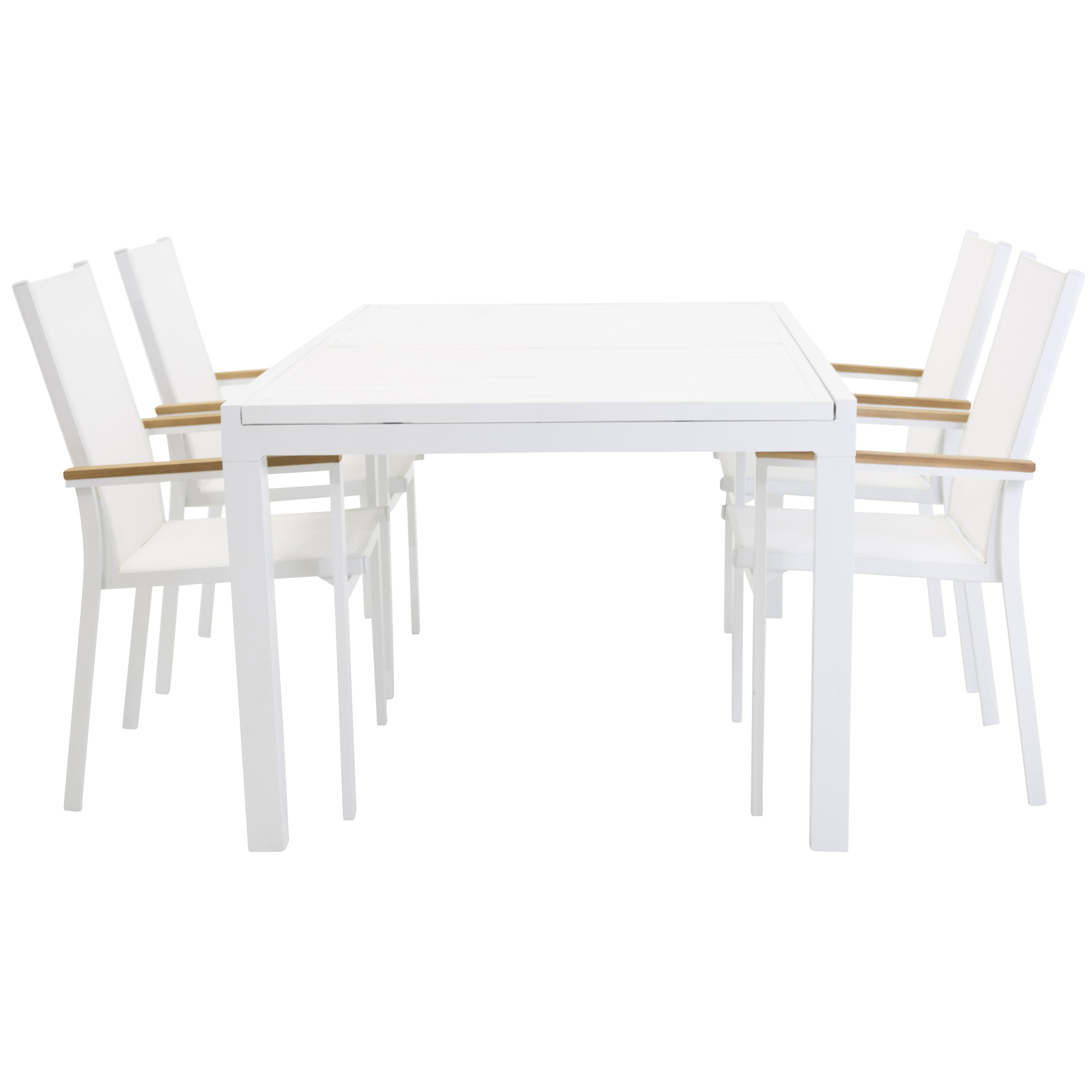 Matgrupp Venture Home Madrid 160/240 med 4 Tilly Stolar