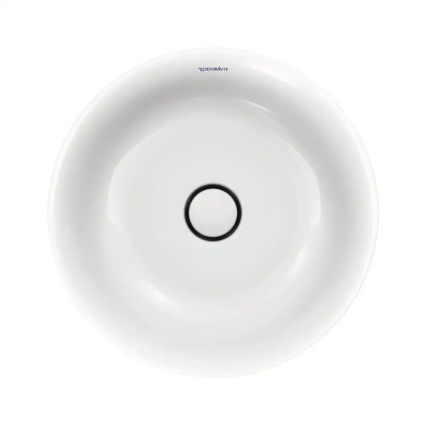 Tvättställ Duravit White Tulip för Placering på Bänkskiva Vit Högblank 430 mm