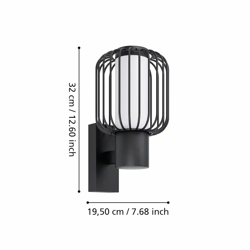 Utvändig vägglampa Eglo Ravello