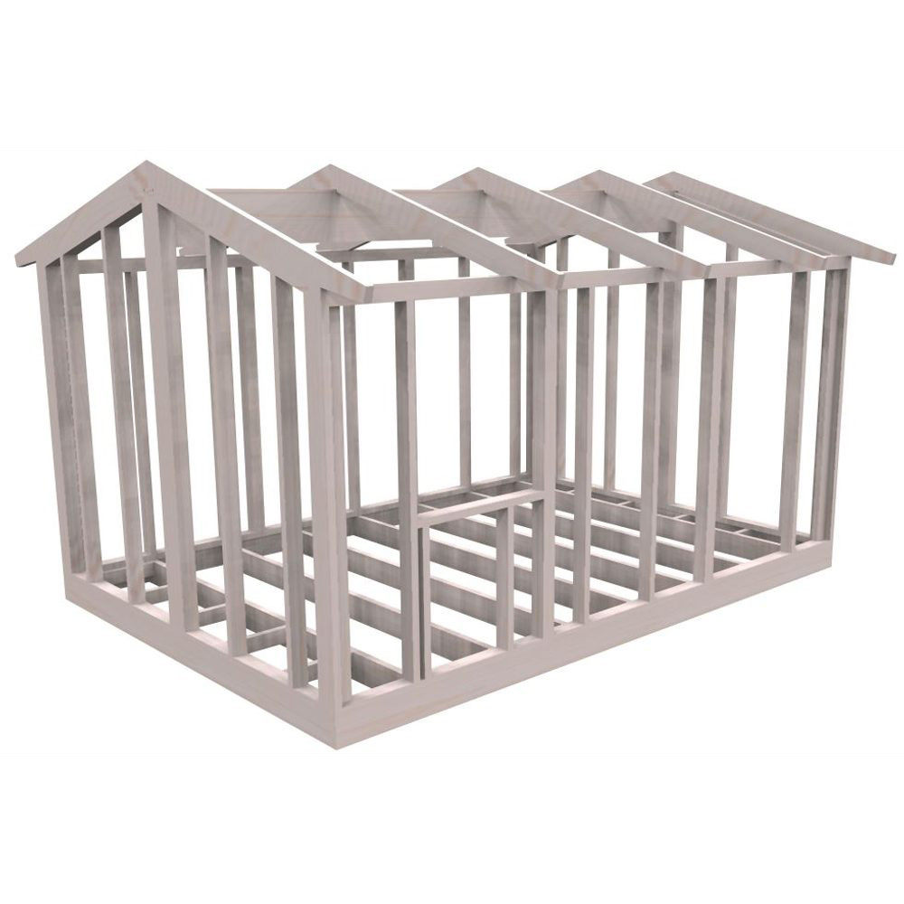 Friggebodsstomme Byggstommar 16 grader 4500x3190 mm Färdiga Sektioner