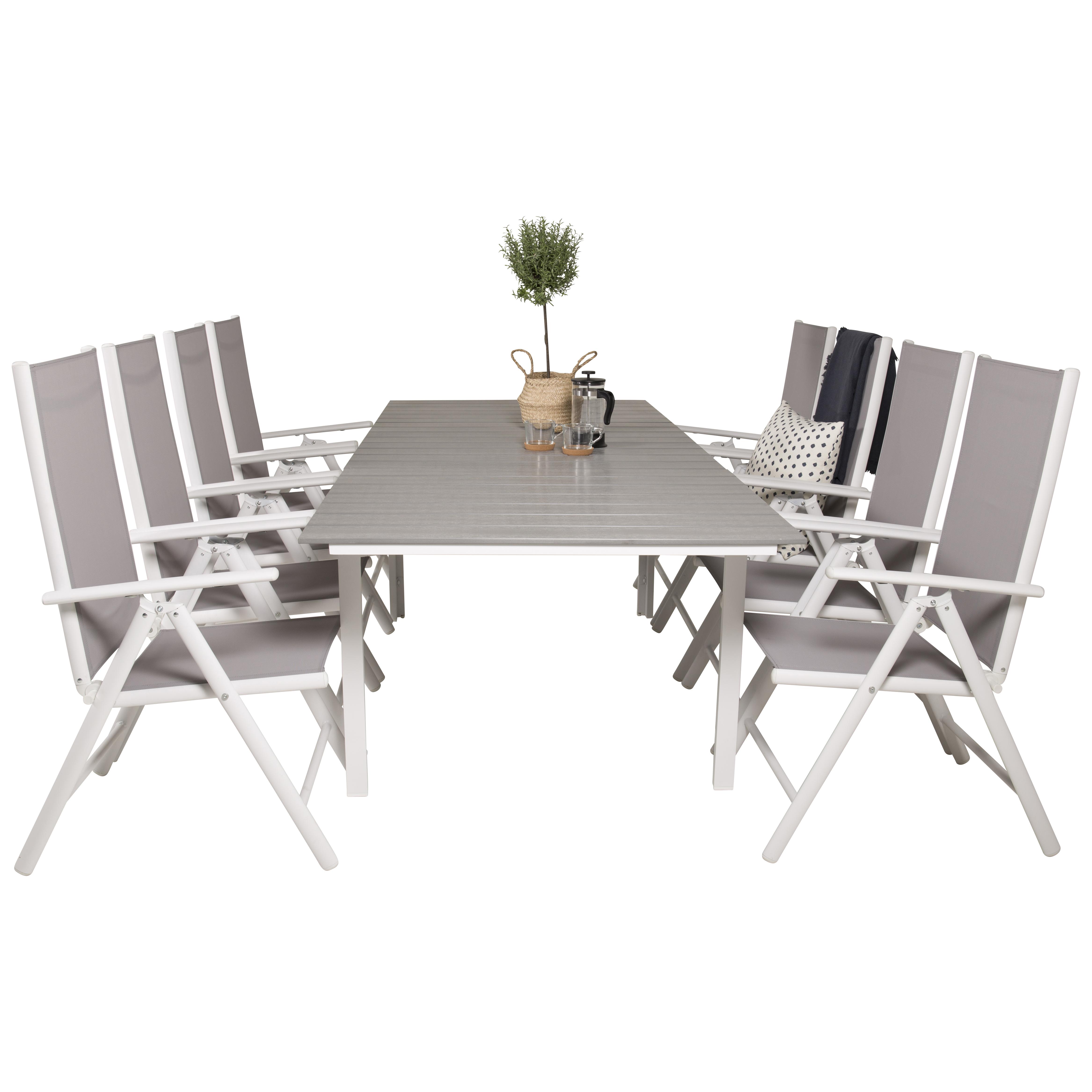 Matgrupp Venture Home Lova 160/240 med 8 Bront Stolar