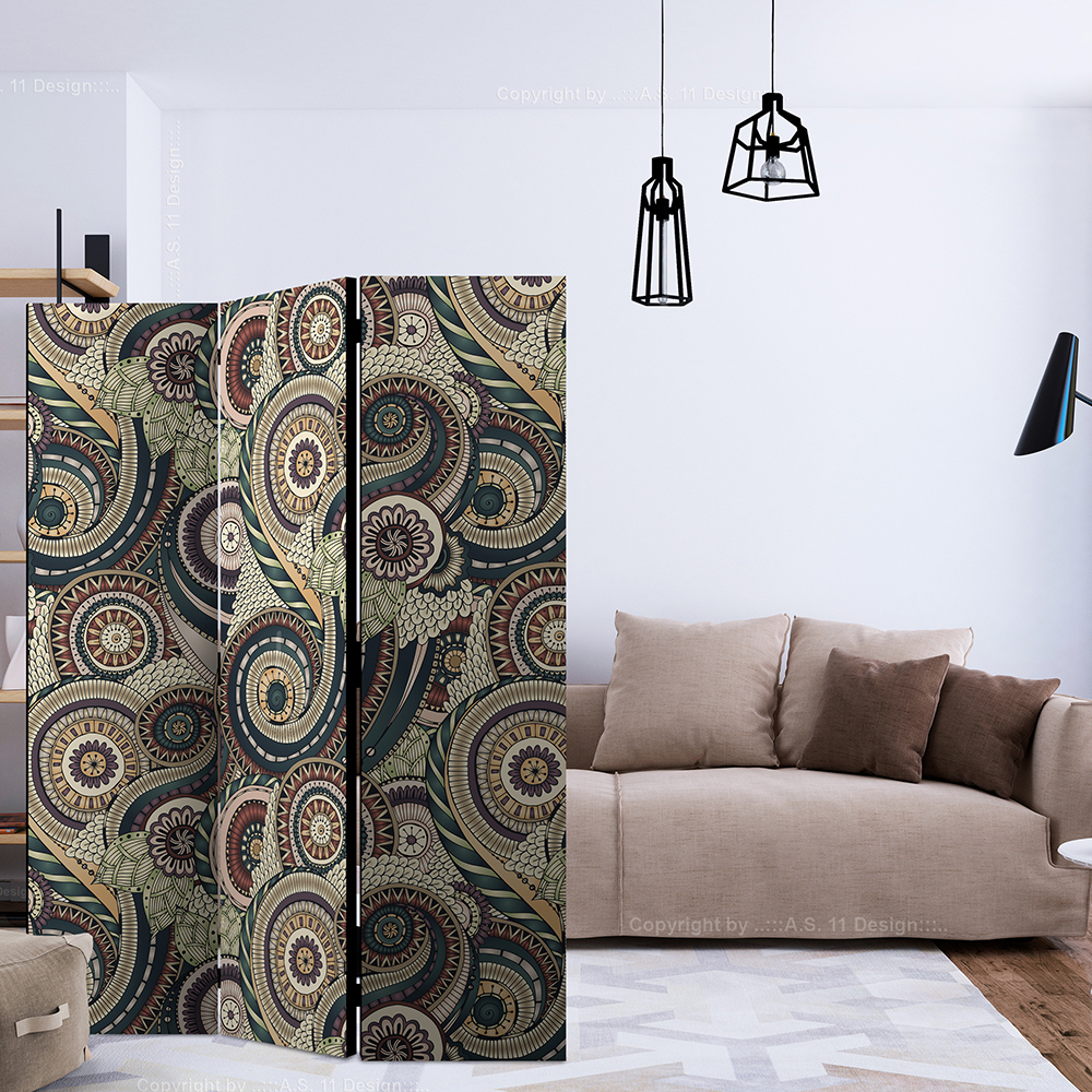 Rumsavdelare Skärmvägg Arkiio Posh Ornament 135x172 cm