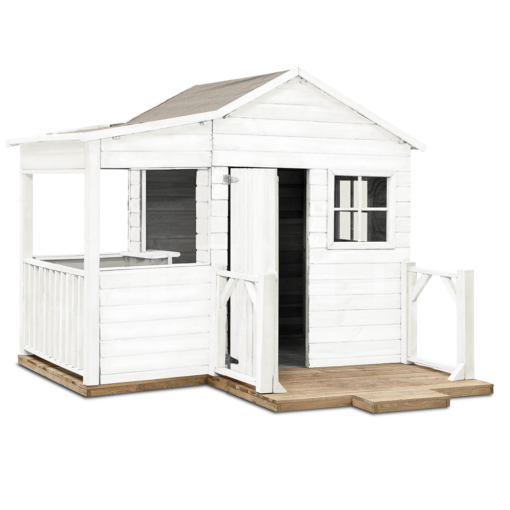 Lekstuga Jabo Lara 4,5 m² Trästuga med Sadeltak