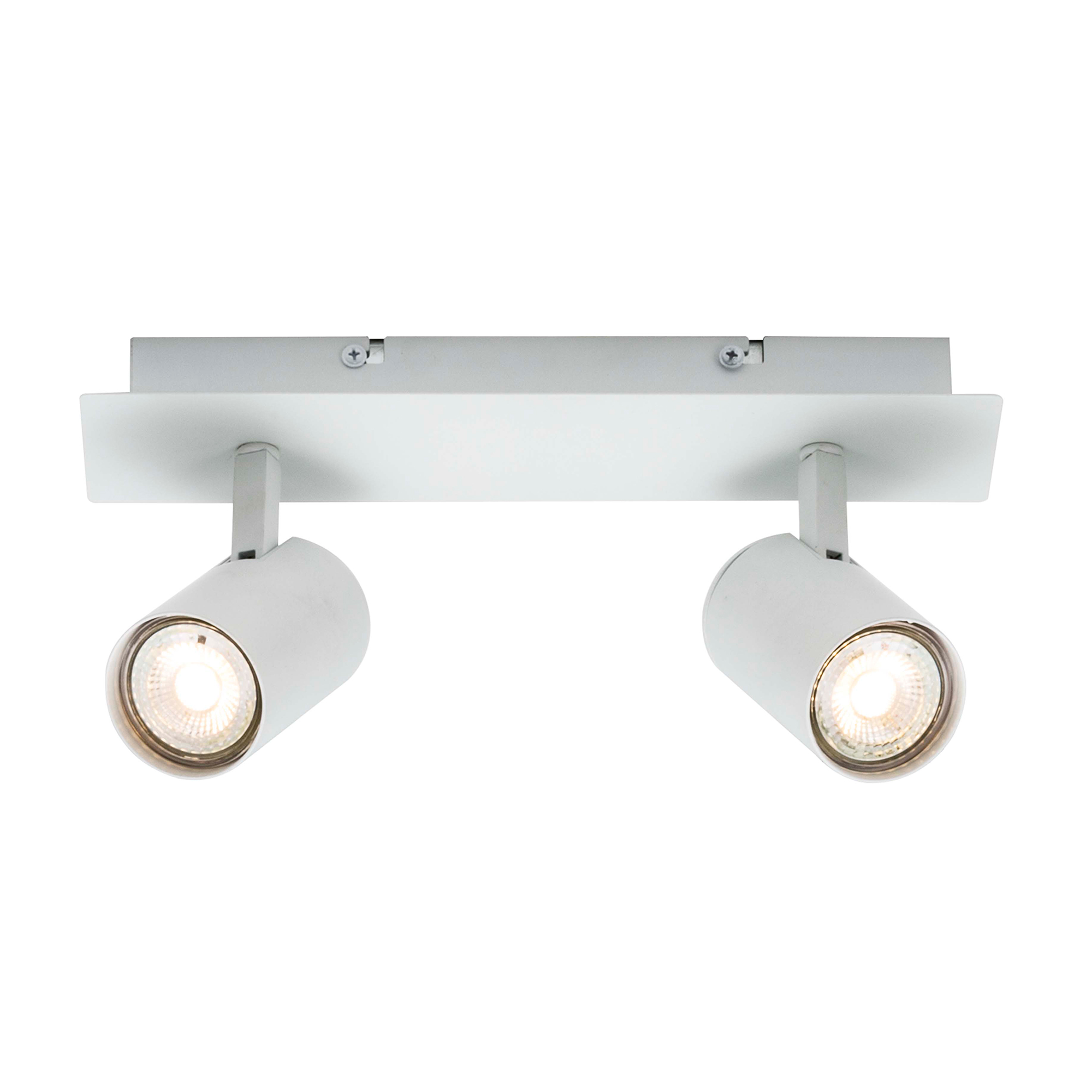 Takspotlight Nordlux Frida 2-Spot Vit Metall Spotlight Tak