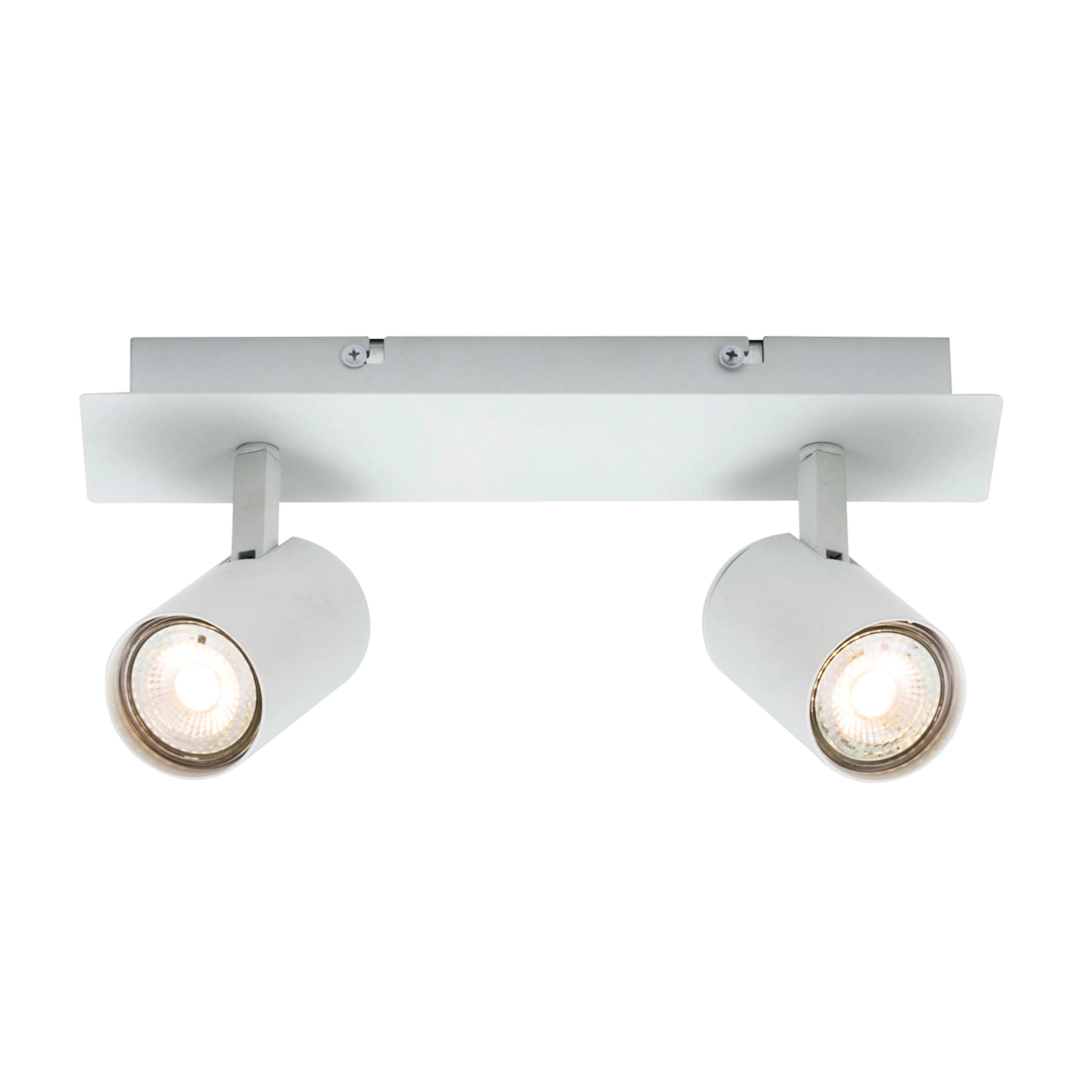 Takspotlight Nordlux Frida 2-Spot Vit Metall Spotlight Tak