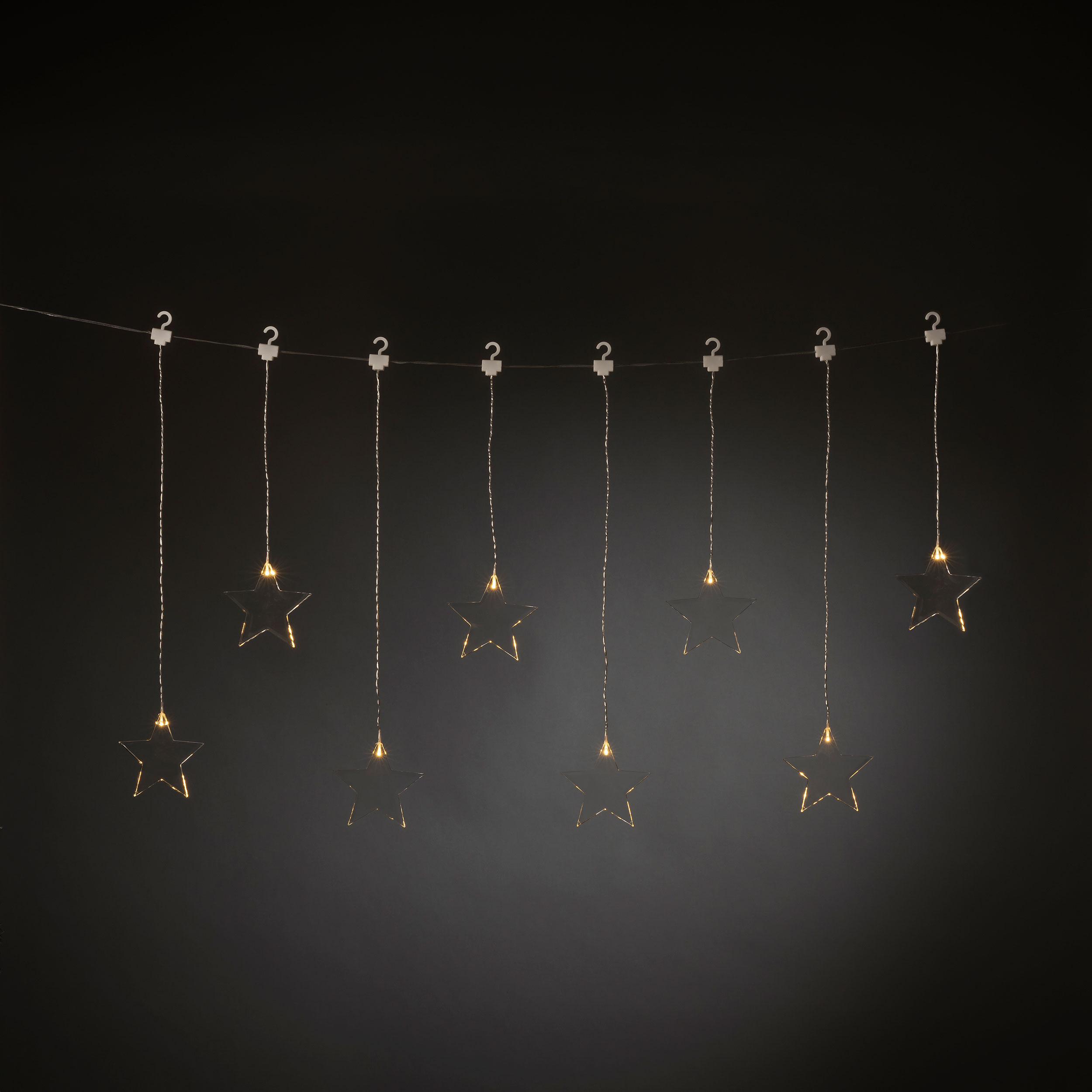 Istappsslinga Gnosjö Konstsmide Plexistjärnor