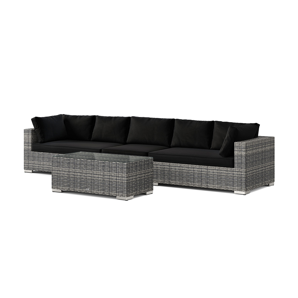Loungegrupp Comfort Garden Bahamas utesoffa 5-sits med bord