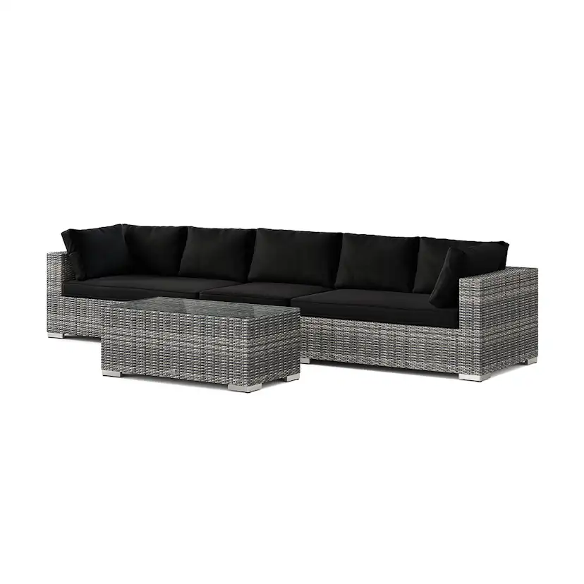 Loungegrupp Comfort Garden Bahamas utesoffa 5-sits med bord
