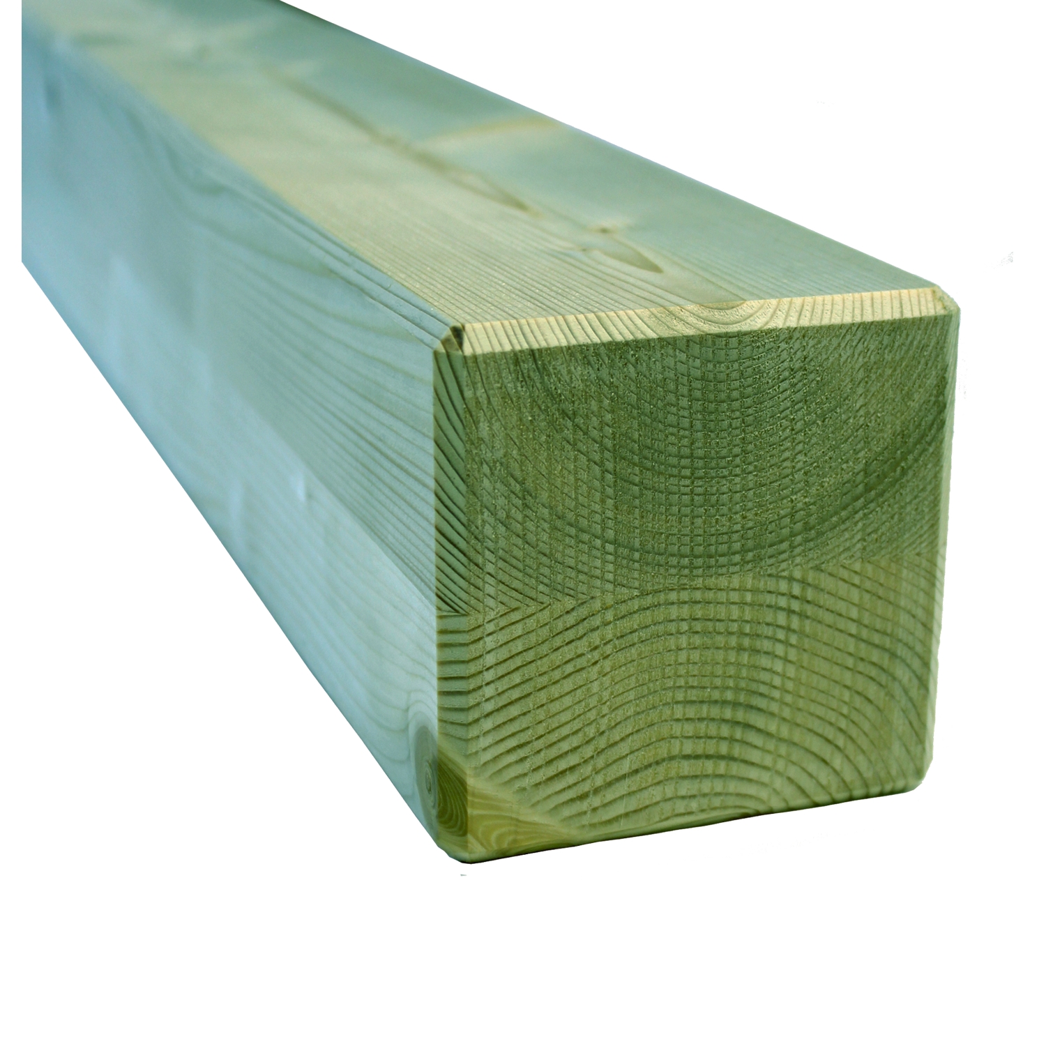 Glued laminated post Grön tryckimpregnerad, 190 cm