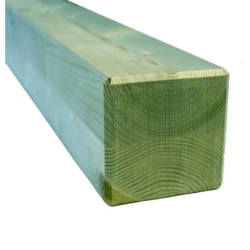 Glued laminated post Grön tryckimpregnerad, 190 cm