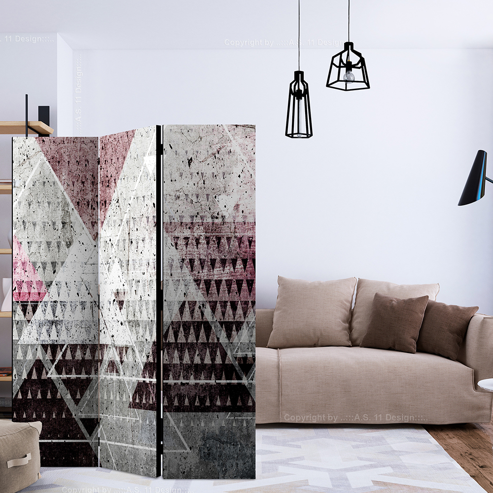 Rumsavdelare Skärmvägg Arkiio Triangles 135x172 cm