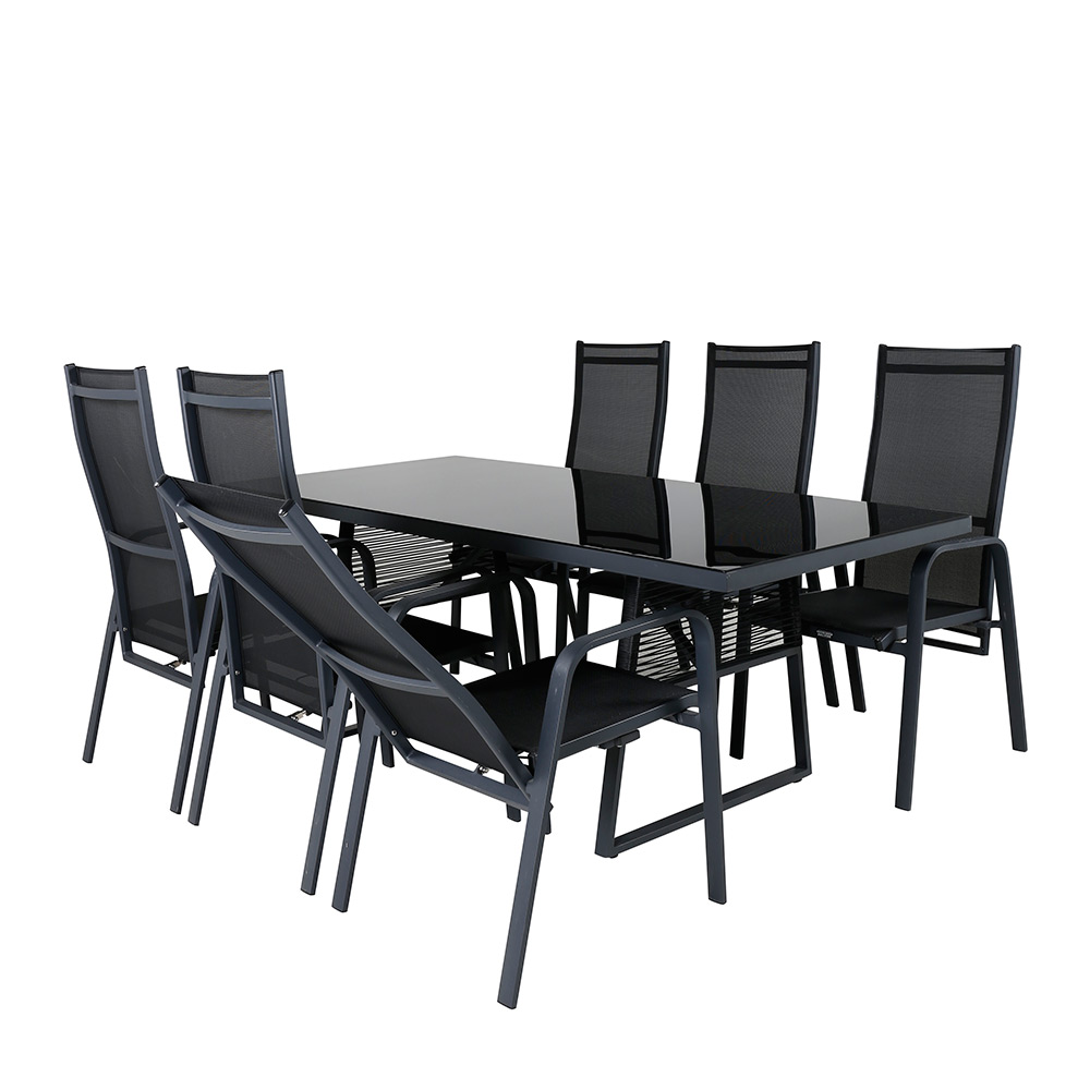 Spisegruppe Venture Home Douglas med 6 Copacabana Spisestoler