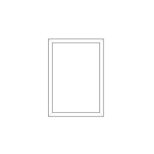 Fast Fönster NorDan HelAlu 3-Glas Aluminium