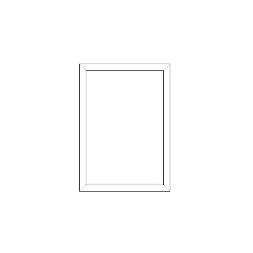 Fast Fönster NorDan HelAlu 3-Glas Aluminium