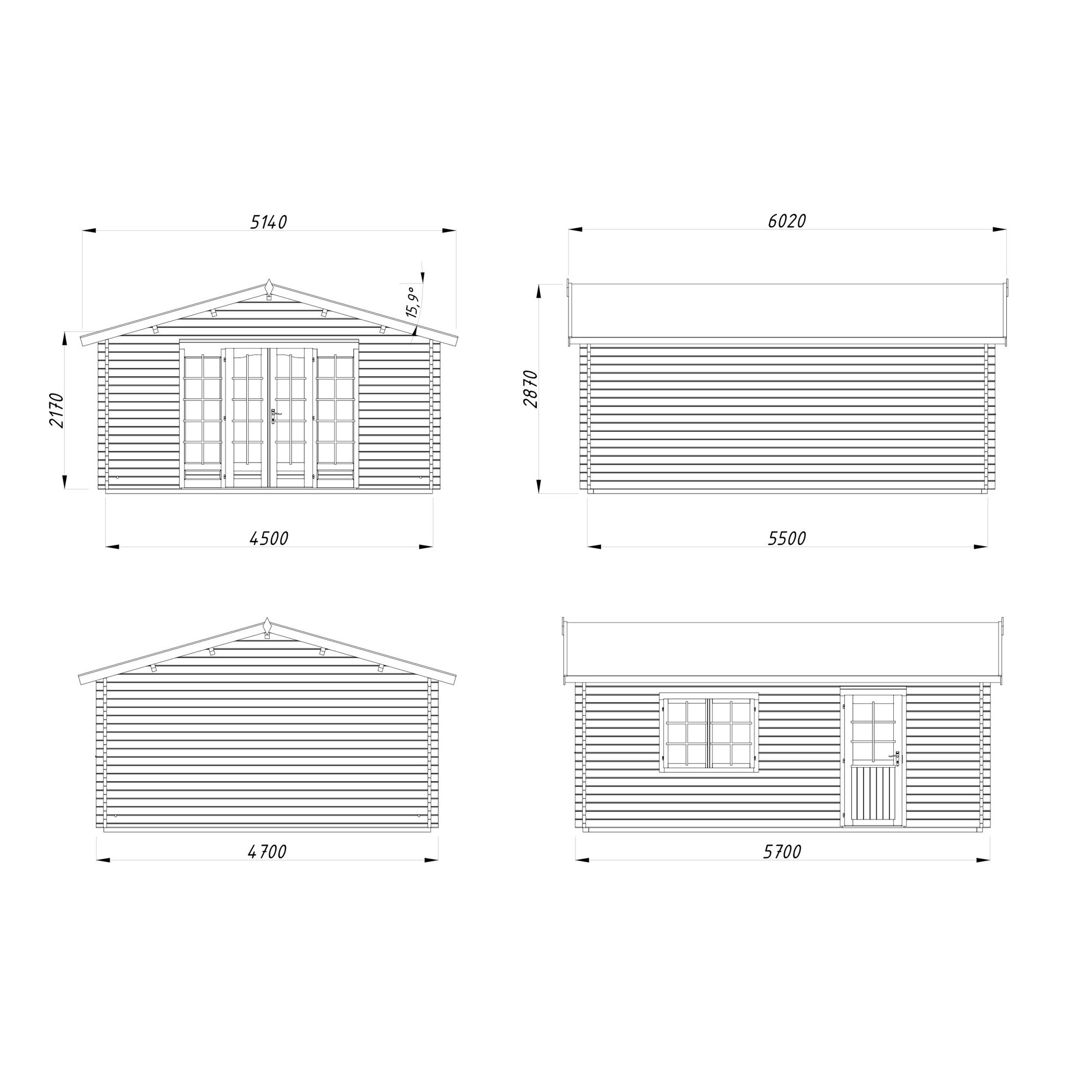 Irene 24,8 m2 (inv. 23,9 m2) Obehandlad