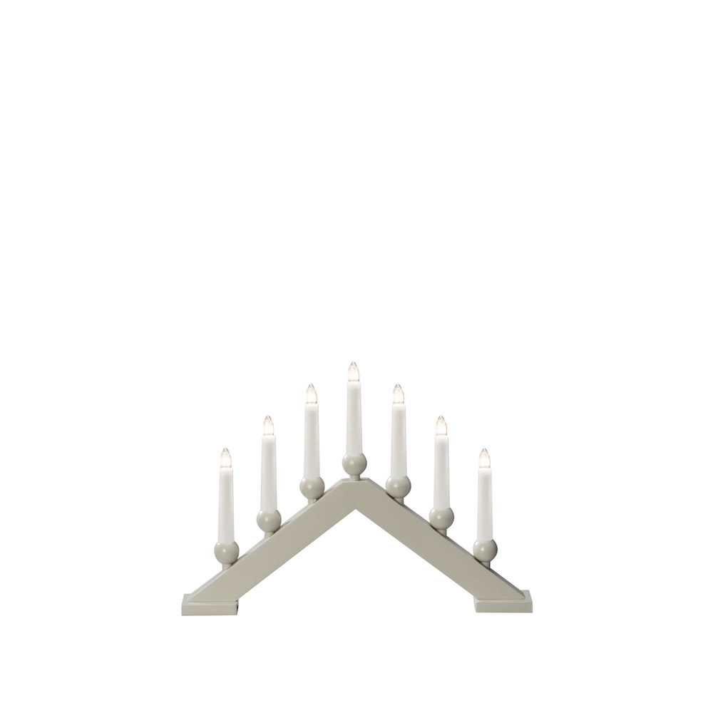 Adventsljusstake Gnosjö Konstsmide 7 Ljus Trä
