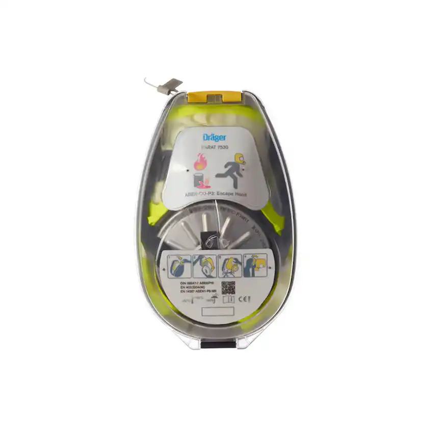 Flykthuva Dräger Parat 7530 Hård Väska KIFR59437