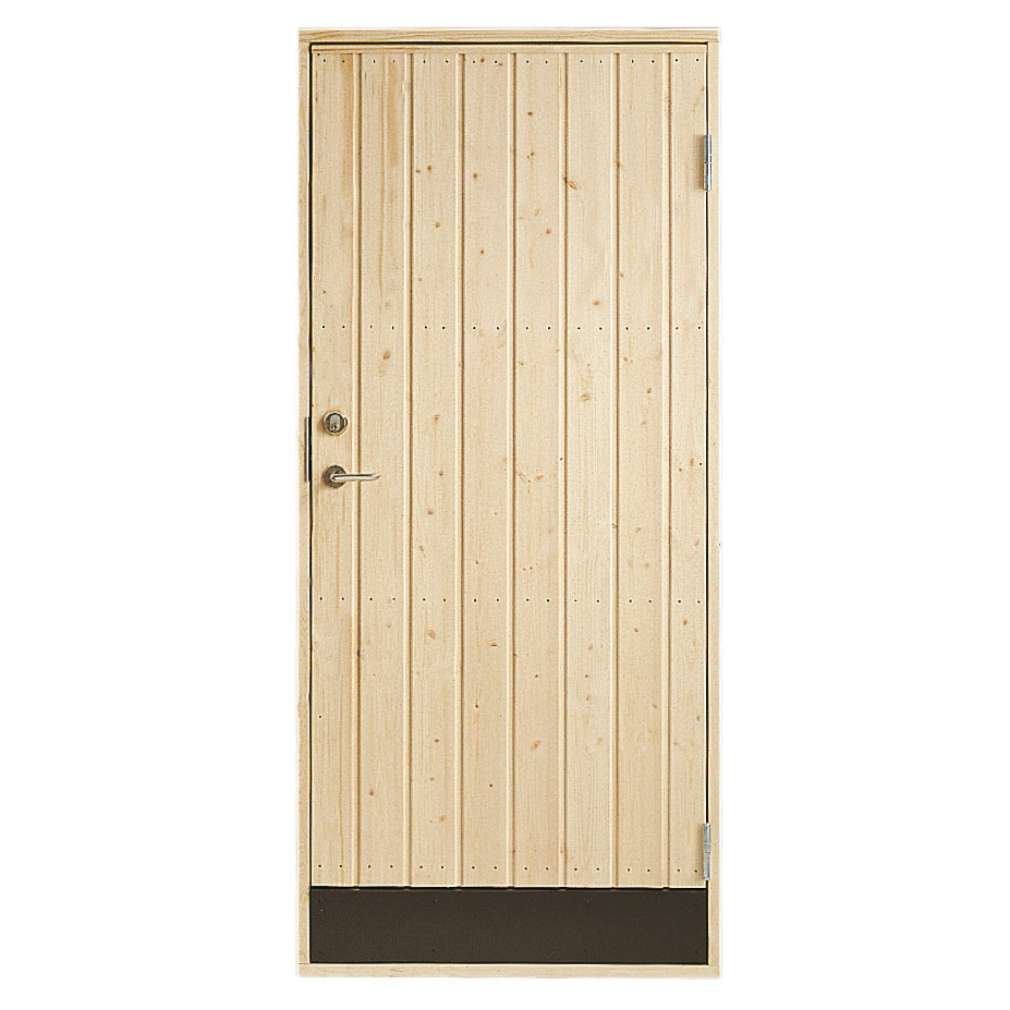 Förrådsdörr Vibostugan 10° Rak