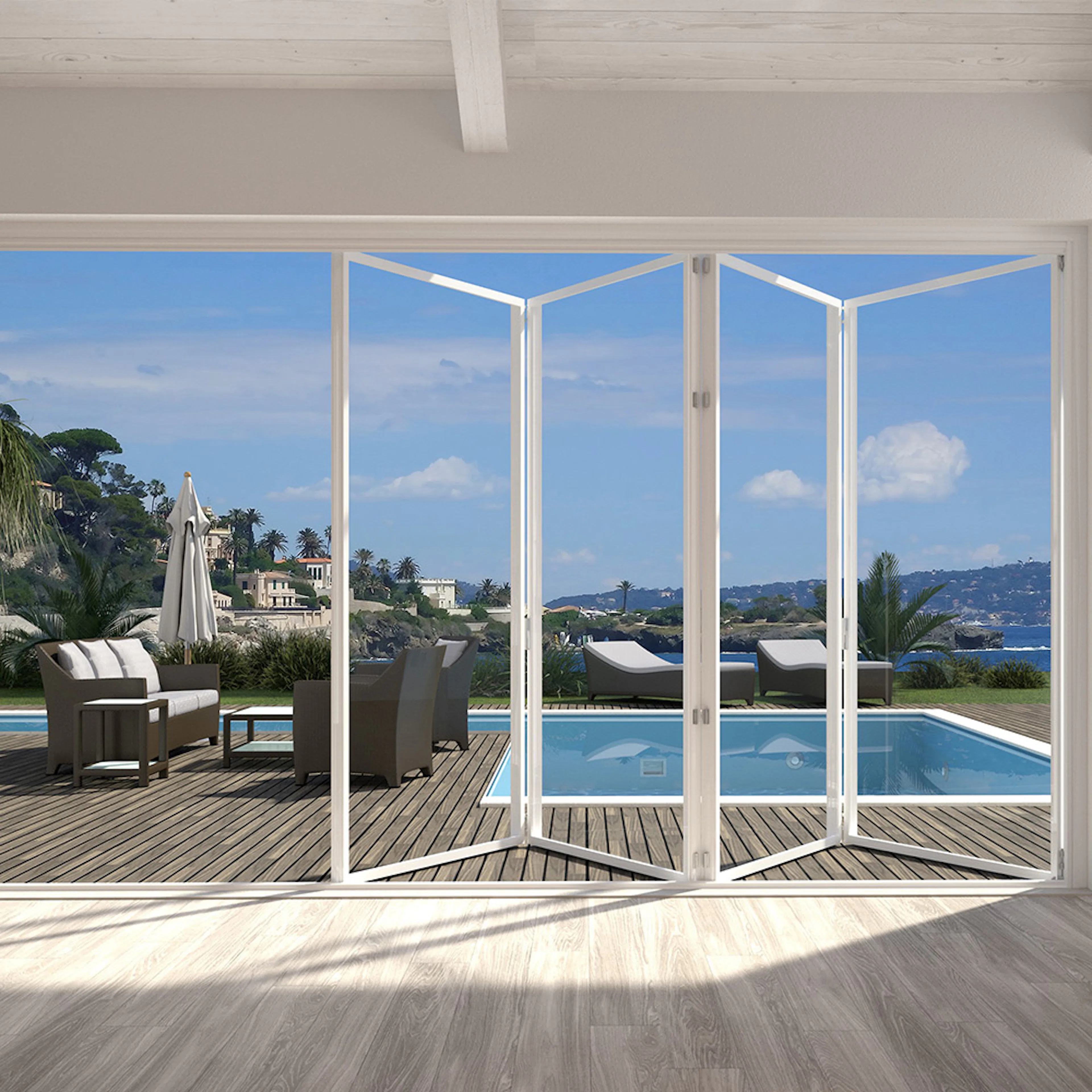 Vikparti Allvy Sunroom s75 3-Glas 6-Delad