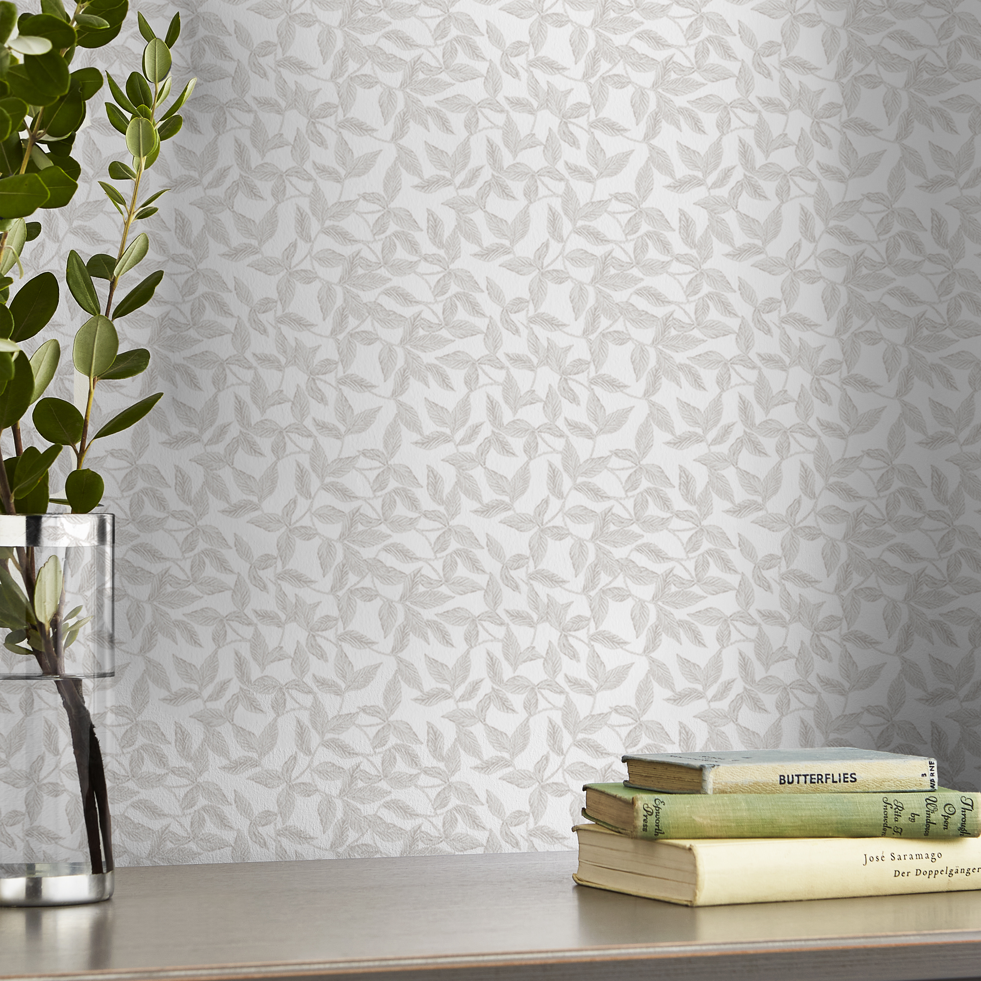 Tapet Laura Ashley Erwood Grå