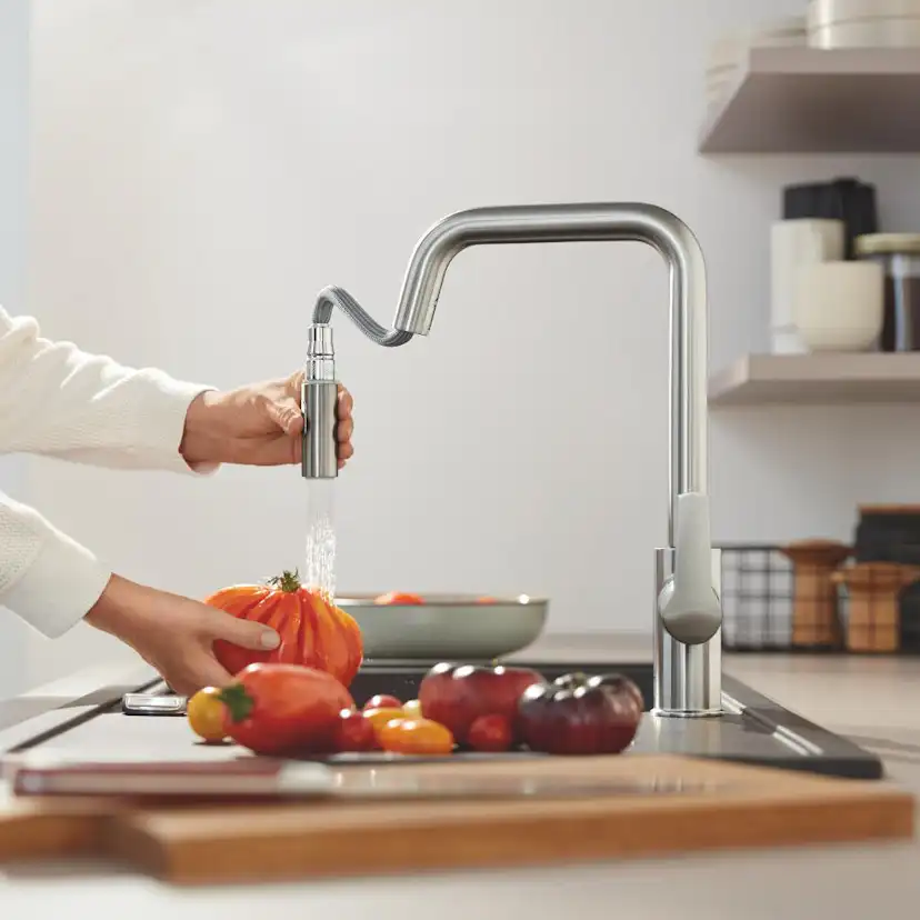 Köksblandare Grohe Start med Utdragbar Pip