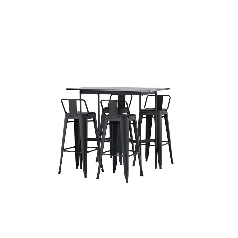 Matgrupp Venture Home Rax med 4 st Tempe Stolar Ryggstöd